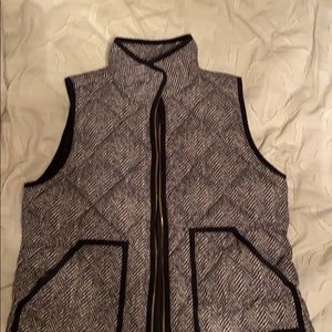 J Crew herringbone vest